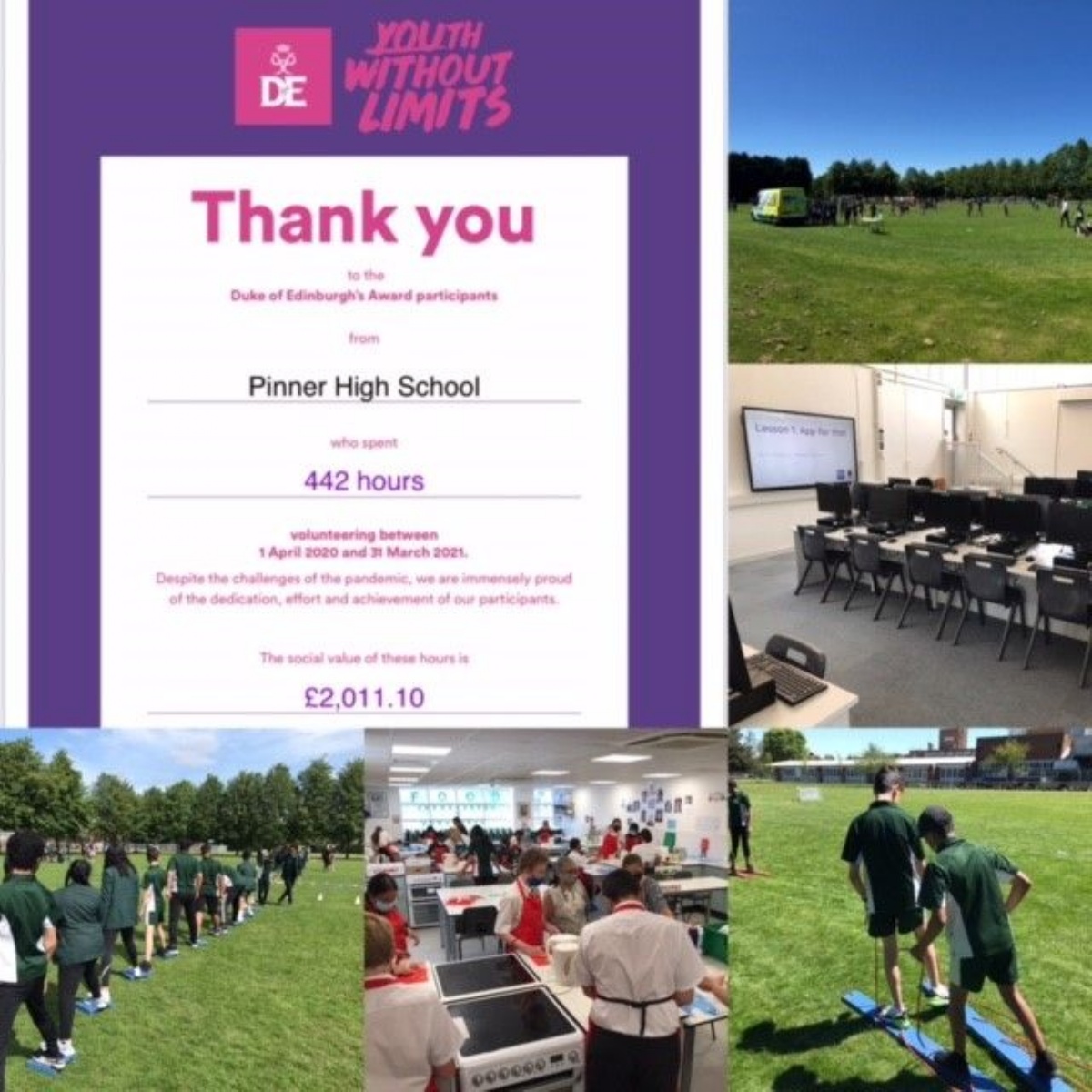 Pinner High School A great week!